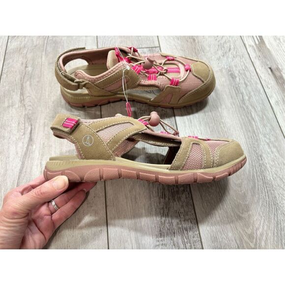 Lands End Women’s Sports Sandals All Weather Closed Toe River Sandals Size 10 - Picture 9 of 13